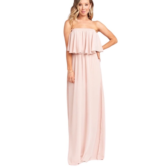 Show Me Your Mumu Hacienda Maxi Dress Dusty Blush - Picture 5 of 9
